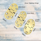 Cucina Solid brass TableTop Hinge -3 sizes for marine,tables and more