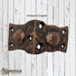 Cast iron 2 way corner with Rivet (Each) 54x54x35mm (MAJ-880) -6 finishes