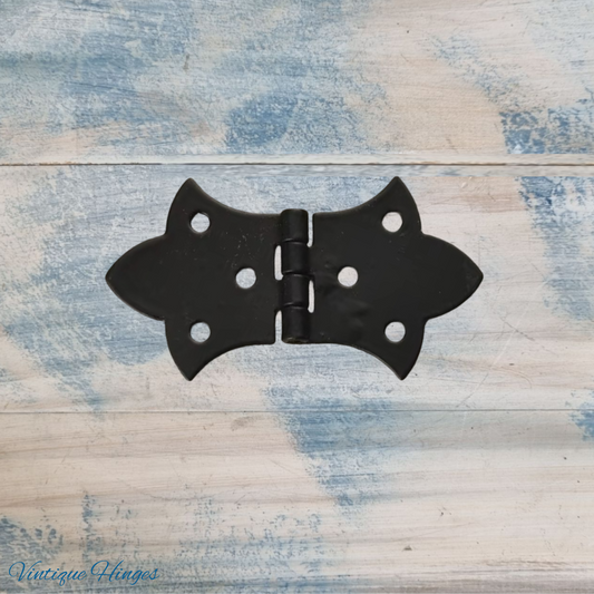 Elegant Edwardian box Hinge Black 31x26mm