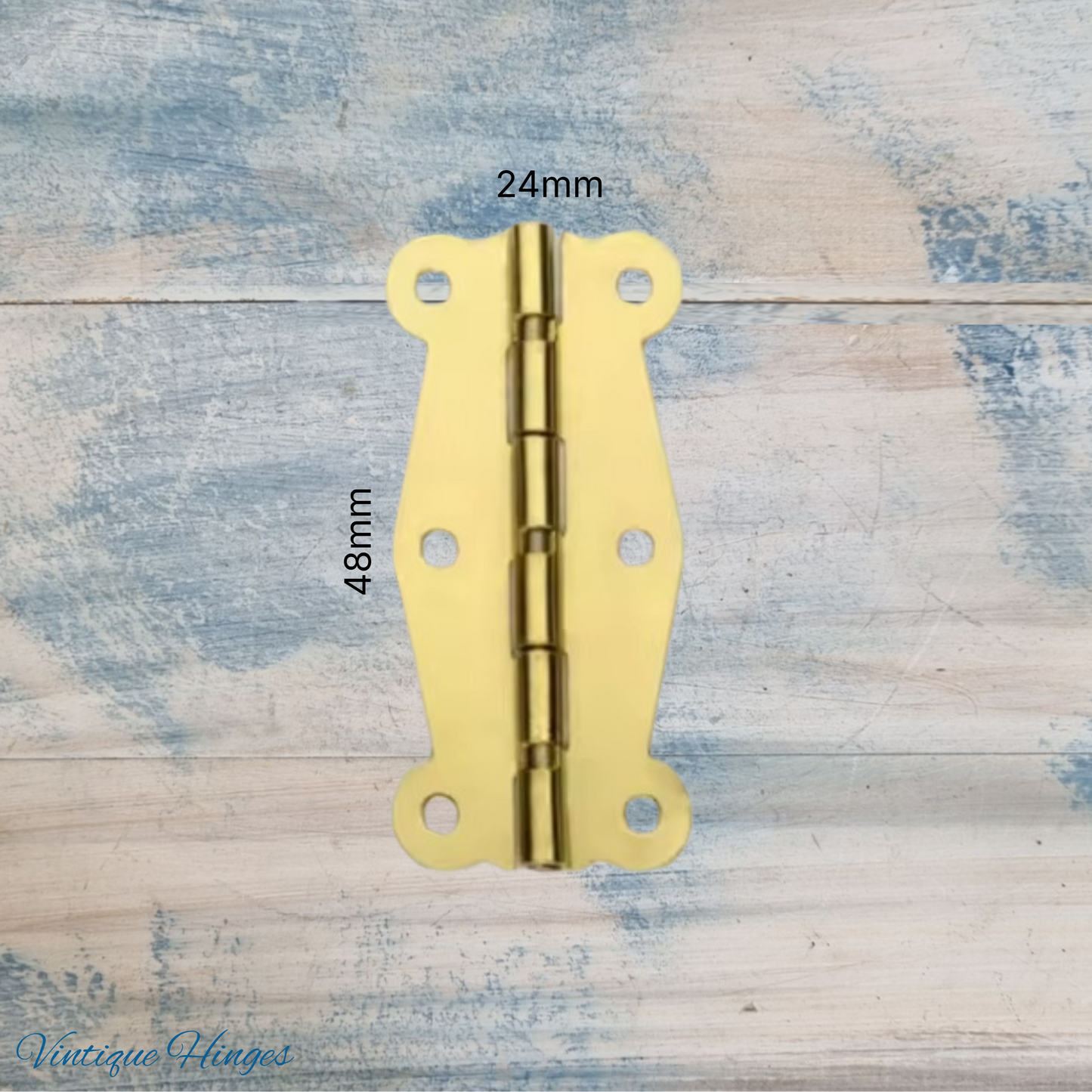 XL Antique look Gold Elizabeth hinge 48mm high