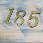 electroplated Olde Gold 70mm  house number 0-9