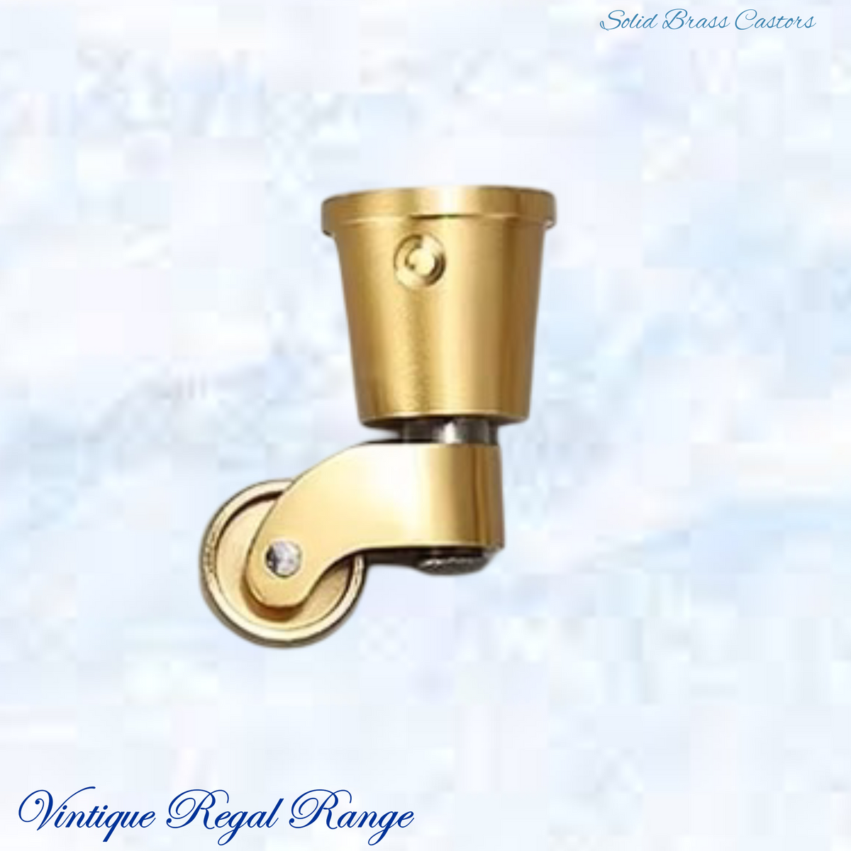 Round Cup Brass castor wheel -22mm wheel- 30mm cup