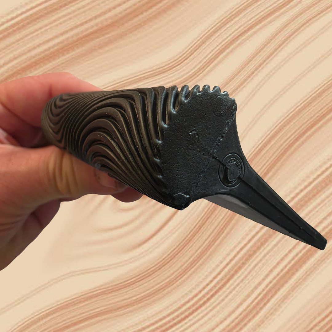 Faux Paint Finishing Comb  & Roll rubber Graining Tool