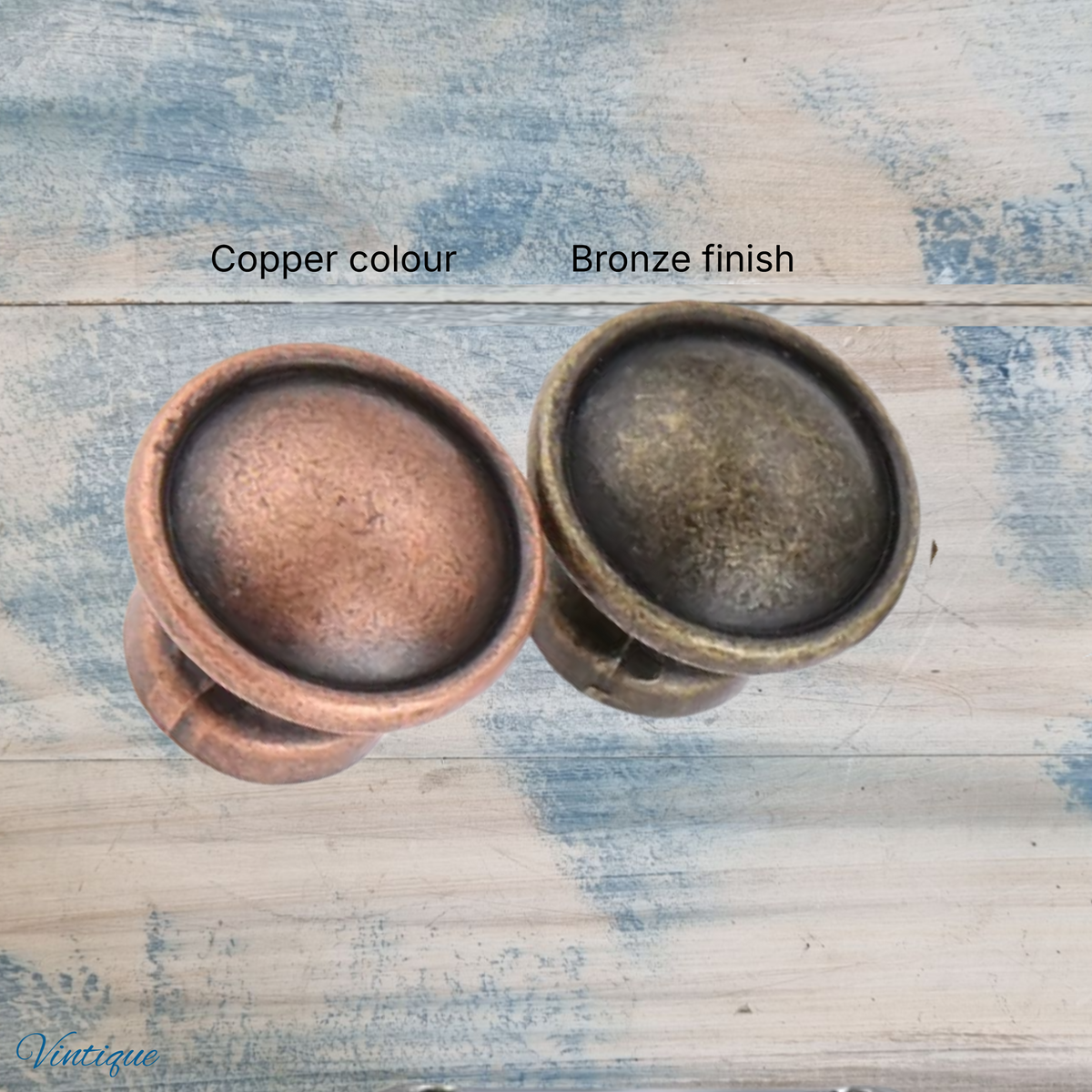 Luna Drawer & cabinet Knob Bronze & copper finish