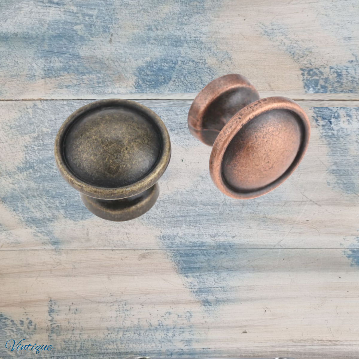Luna Drawer & cabinet Knob Bronze & copper finish