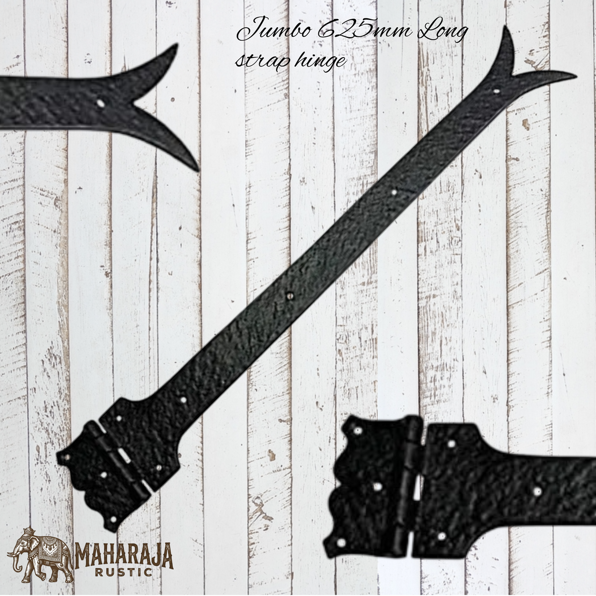 Jumbo 625mm Long cast iron Door strap hinge (MAJ-880)