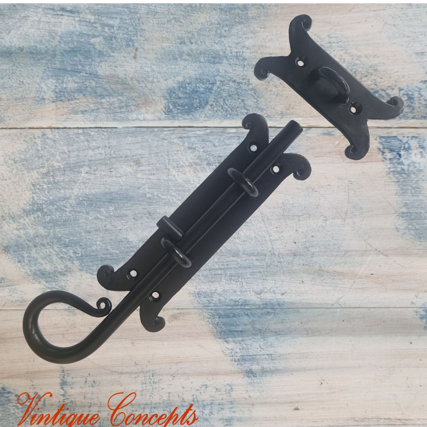 Iron Rustic door or gate Slide Bolt 200mm