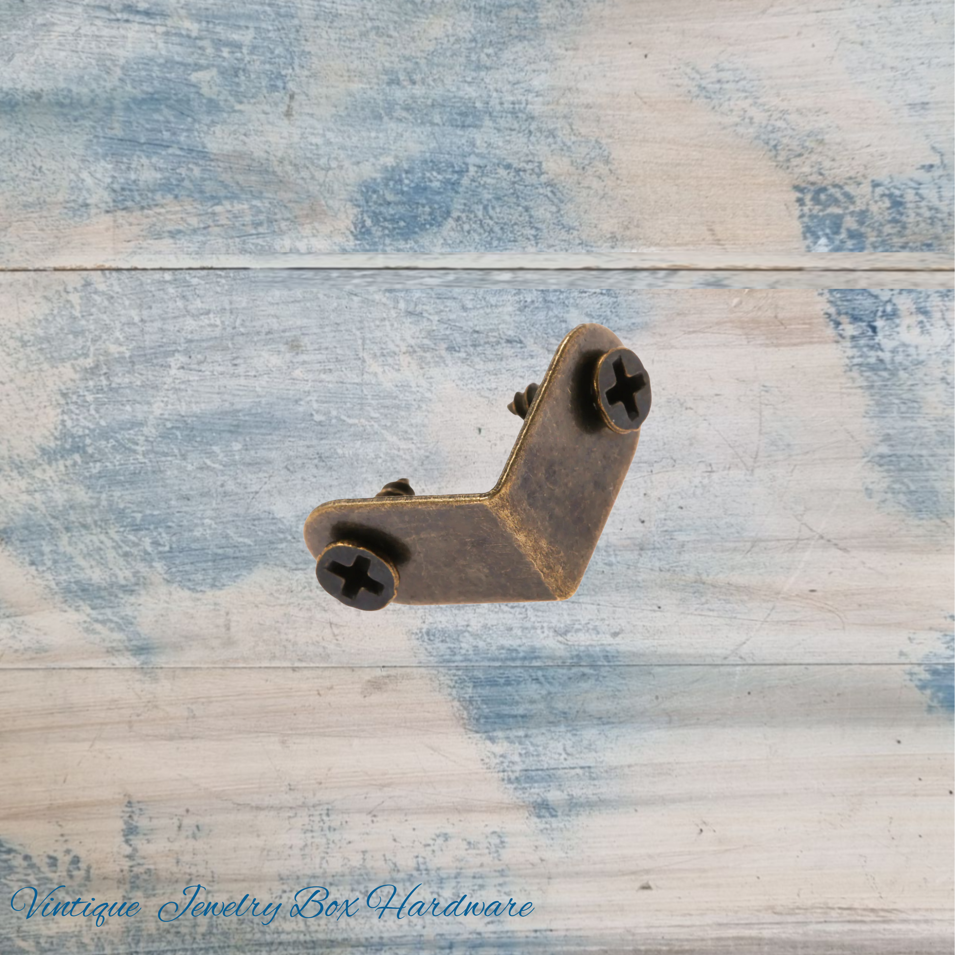 Itsy Bitsy Bronze corner bracket / support 14mm x 14mm x 9mm