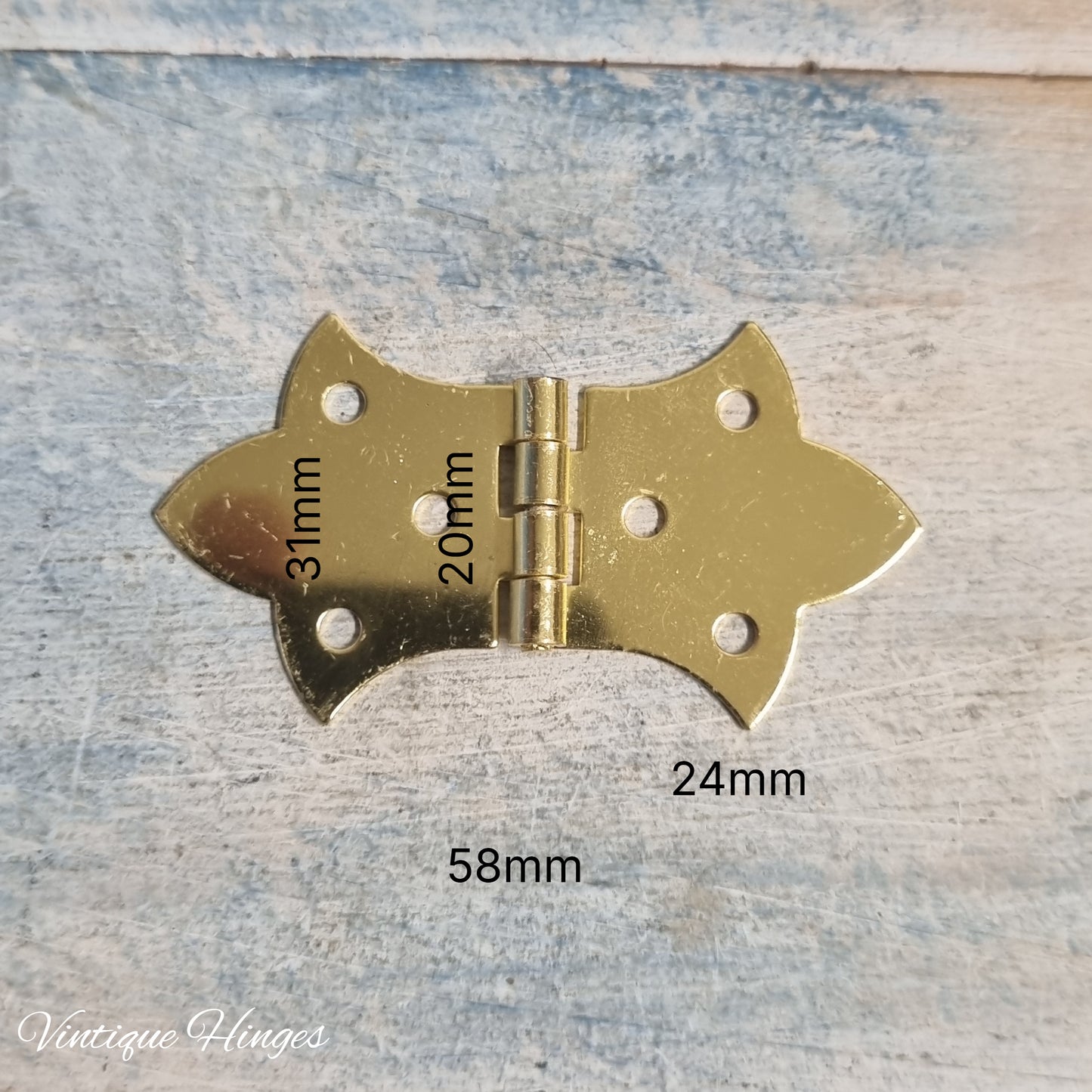 Elegant Edwardian box Hinge gold 31mm wide