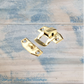Mini retro jewelry box hasp Latch Gold 23mm x 20mm