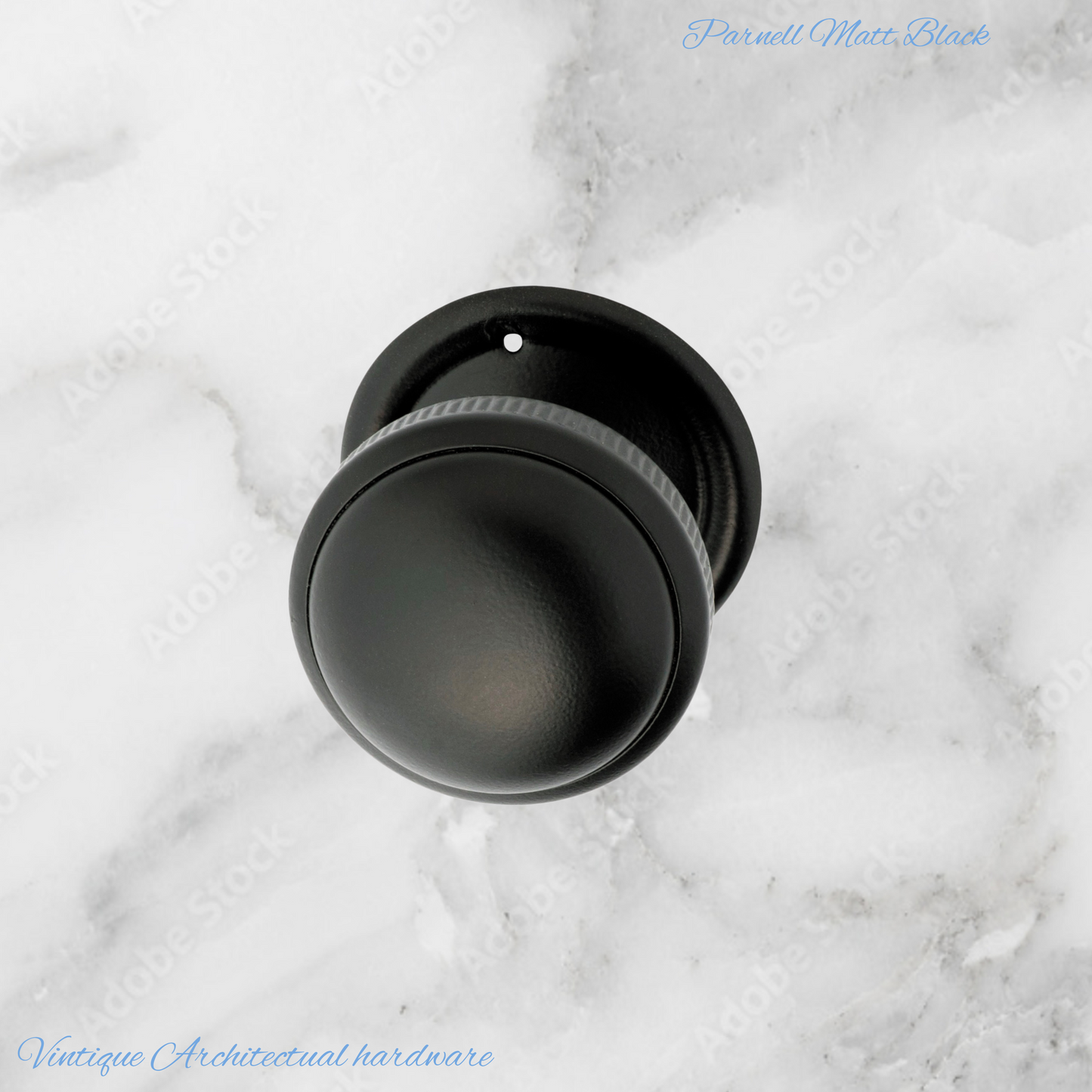 Parnell Brass Ribbed Edge Standard Knob 45mm Dia (6 finishes)