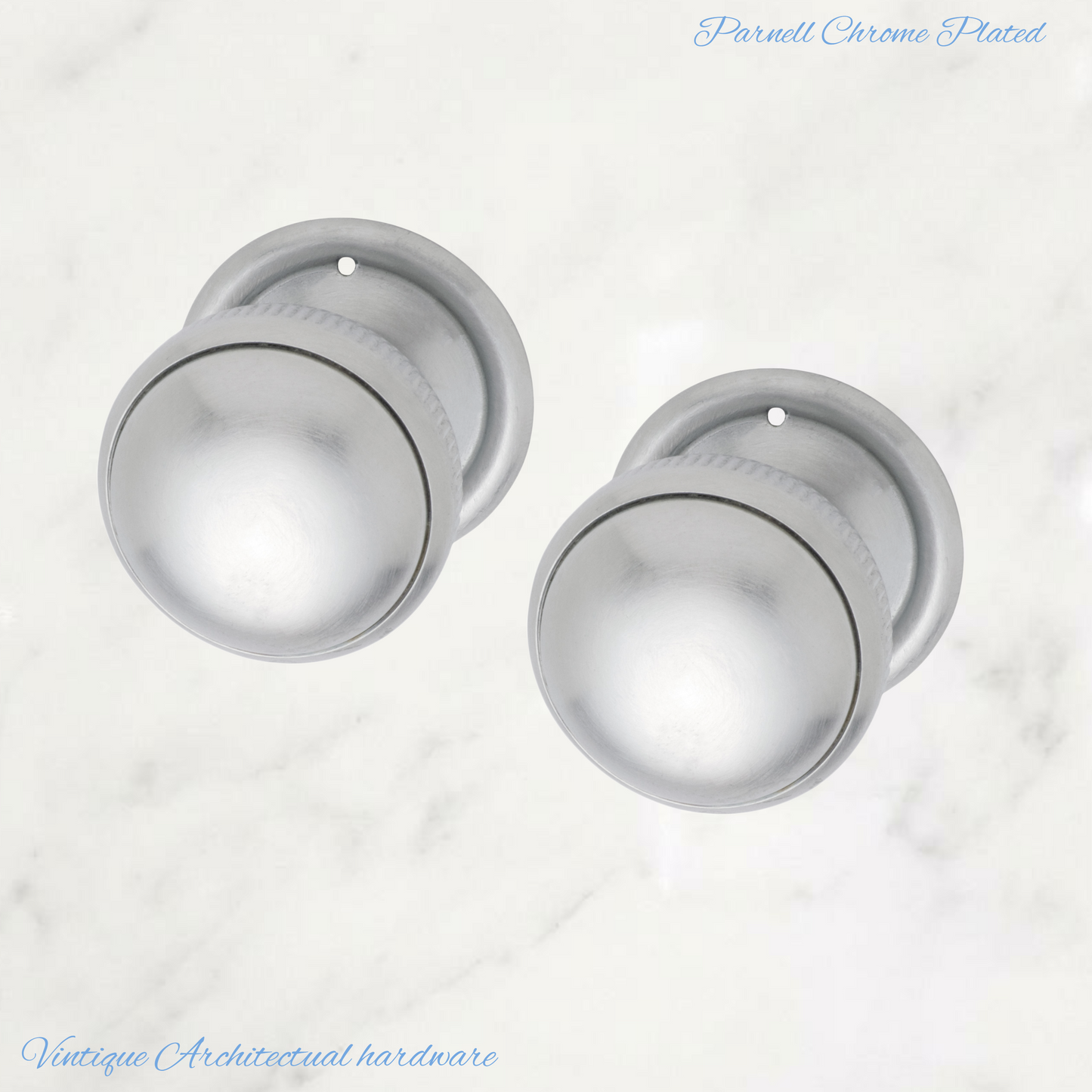 Parnell Brass Ribbed Edge Standard Knob 45mm Dia (6 finishes)