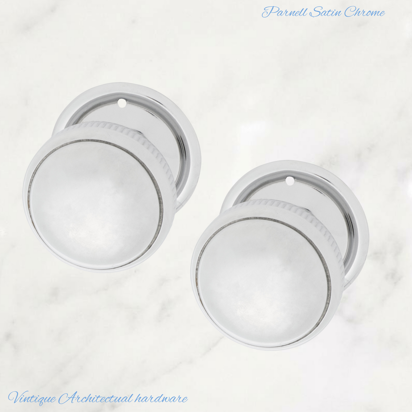 Parnell Brass Ribbed Edge Standard Knob 45mm Dia (6 finishes)