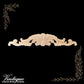 Prince George's Plume Centre Wooden Applique 30cm x 6cm-Vintique Concepts