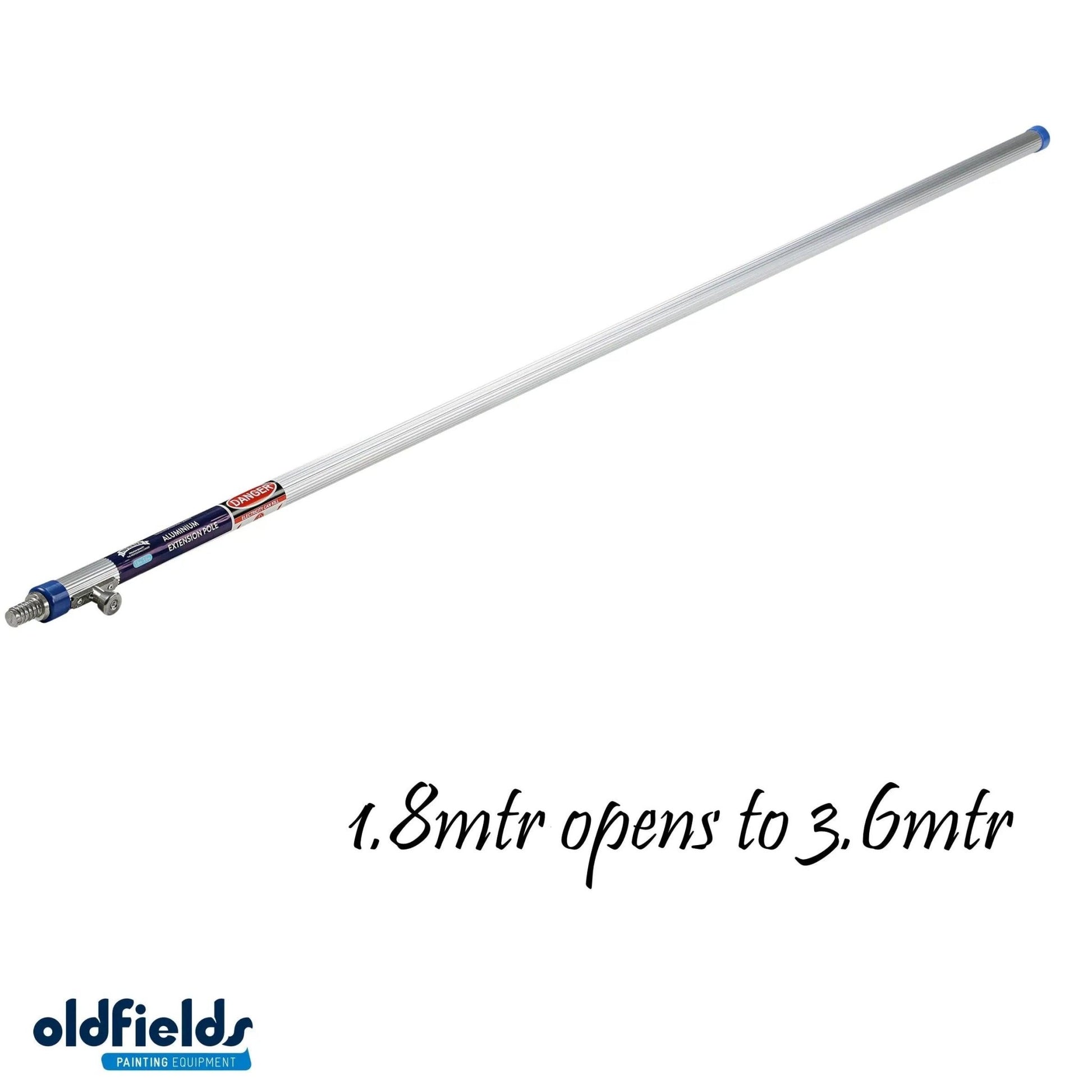 Pro series Aluminium Extension Poles 1.8mtr - 3.6mtr from Oldfields-Vintique Concepts