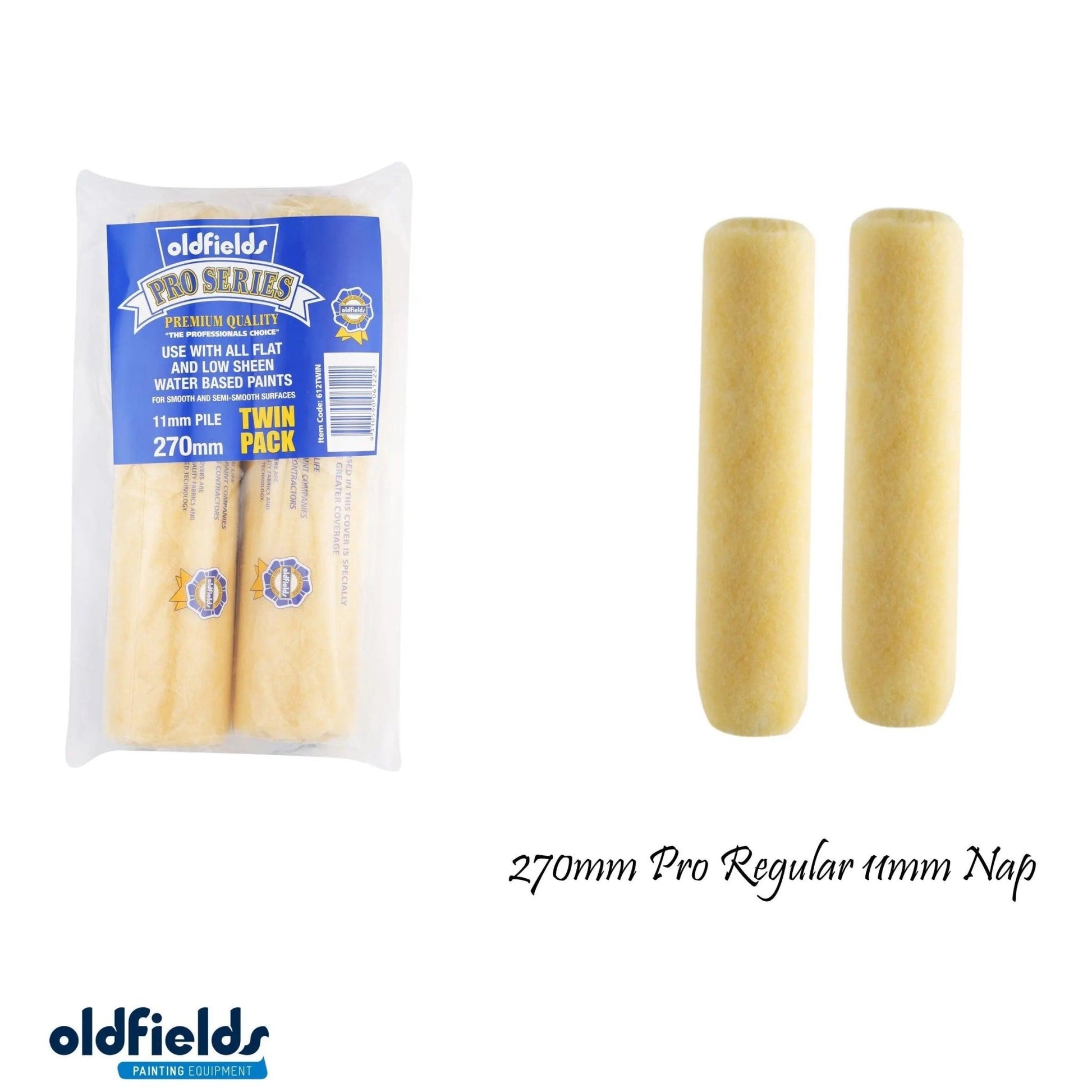 Pro Series Professional 11mm Nap Paint Roller Sleeves from Oldfields-Vintique Concepts