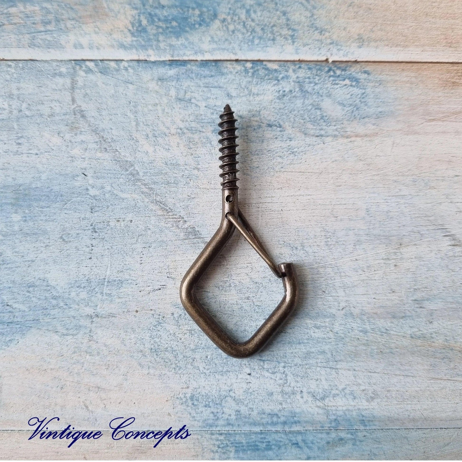 Q-Hook hanging hook for planters,lamps,strings,ceilings etc(pkt of5)-Vintique Concepts