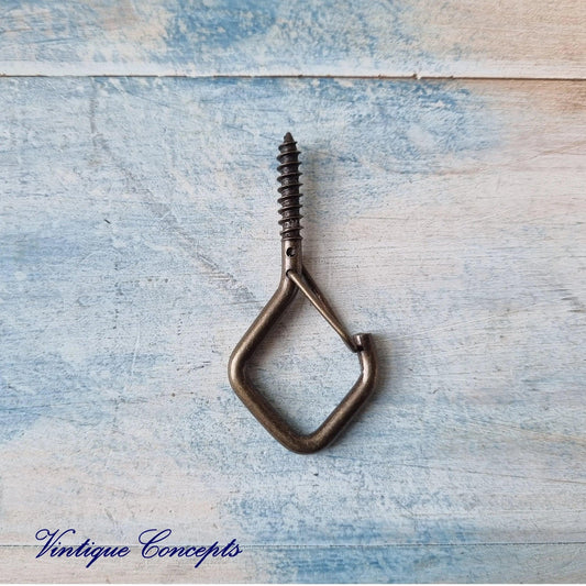 Q-Hook hanging hook for planters,lamps,strings,ceilings etc(pkt of5)-Vintique Concepts