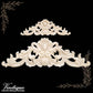 Queen Anne Centre Wooden Applique 50cm x 18cm