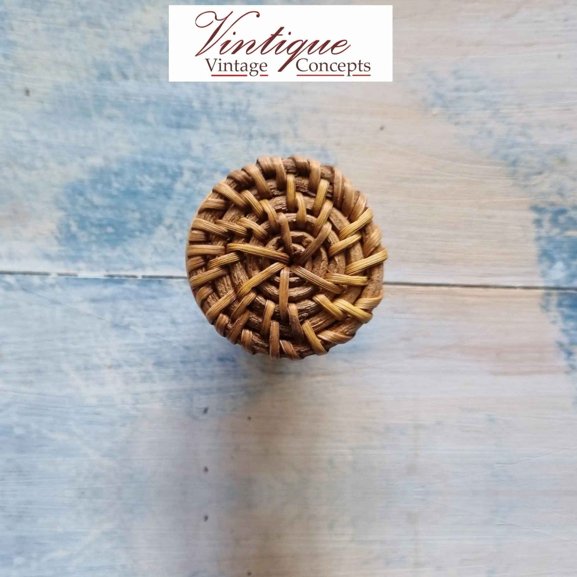 Rattan / Wood Furniture knob 35mm
