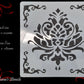 Regal Danmask Pattern Vintage furniture paint stencil 305mm x 305mm-Vintique Concepts