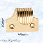 Regal Polished Brass Fluted sash window lift 44mm x 40mm-Vintique Concepts