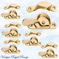 Regal Polished  Narrow Sash Window Fastener 64 x 11x 15mm-Vintique Concepts