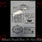 Relax-Soak-Unwind vintage furniture painting stencil (A4 Size)-Vintique Concepts