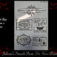 Relax-Soak-Unwind vintage furniture painting stencil (A4 Size)-Vintique Concepts