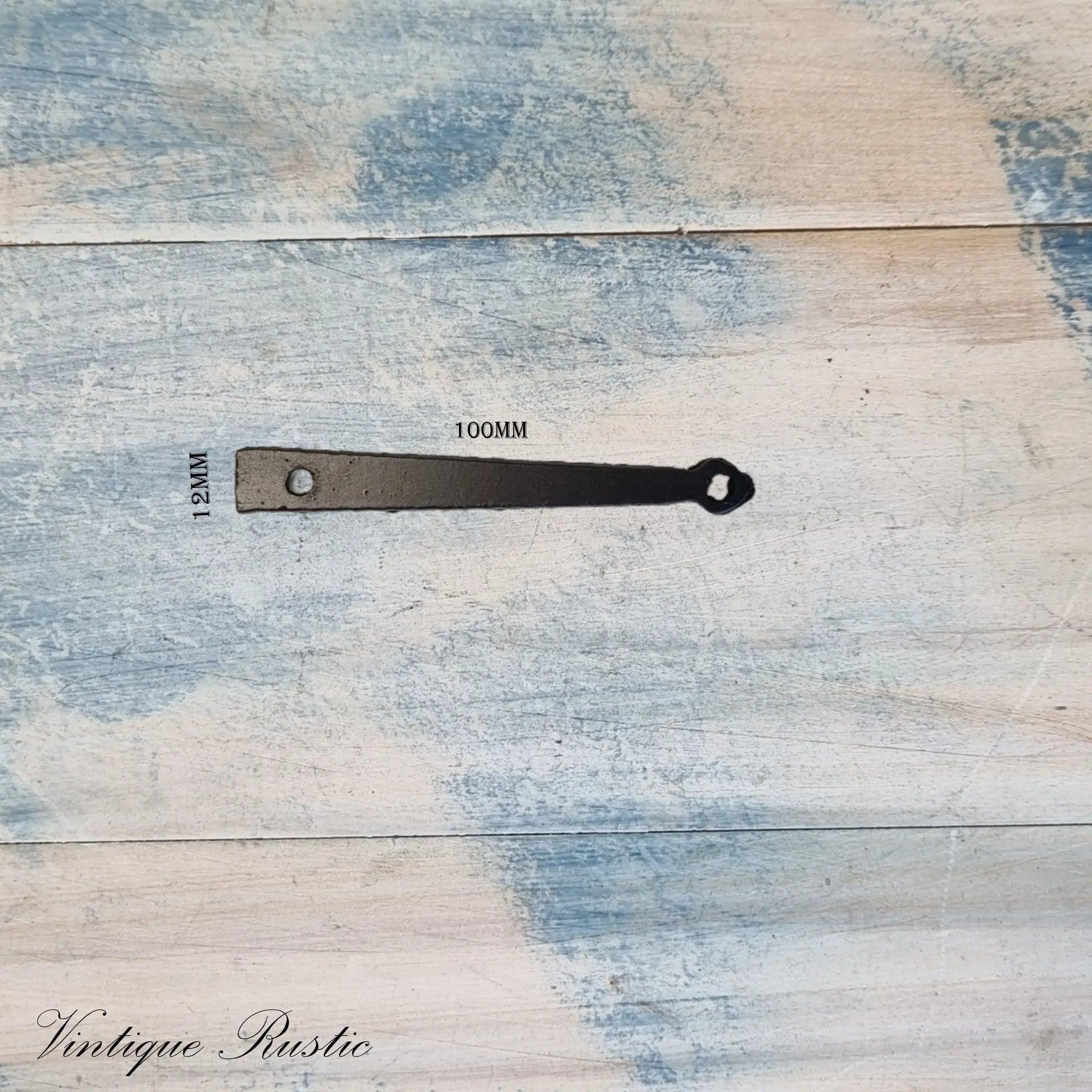 Rustic Decorative Dummy Faux Hinge straps-Small spearhead-Vintique Concepts