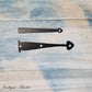 Rustic Decorative Dummy Faux Hinge straps-Small spearhead-Vintique Concepts