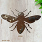 Rusty Large Bee Rusted metal  280mm  x180mm-Vintique Concepts