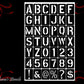 Set of Letters, numbers & Symbols Paint Stencils (42 pieces) 10cm x 7.6cm-Vintique Concepts