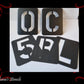 Set of Letters, numbers & Symbols Paint Stencils (42 pieces) 10cm x 7.6cm-Vintique Concepts
