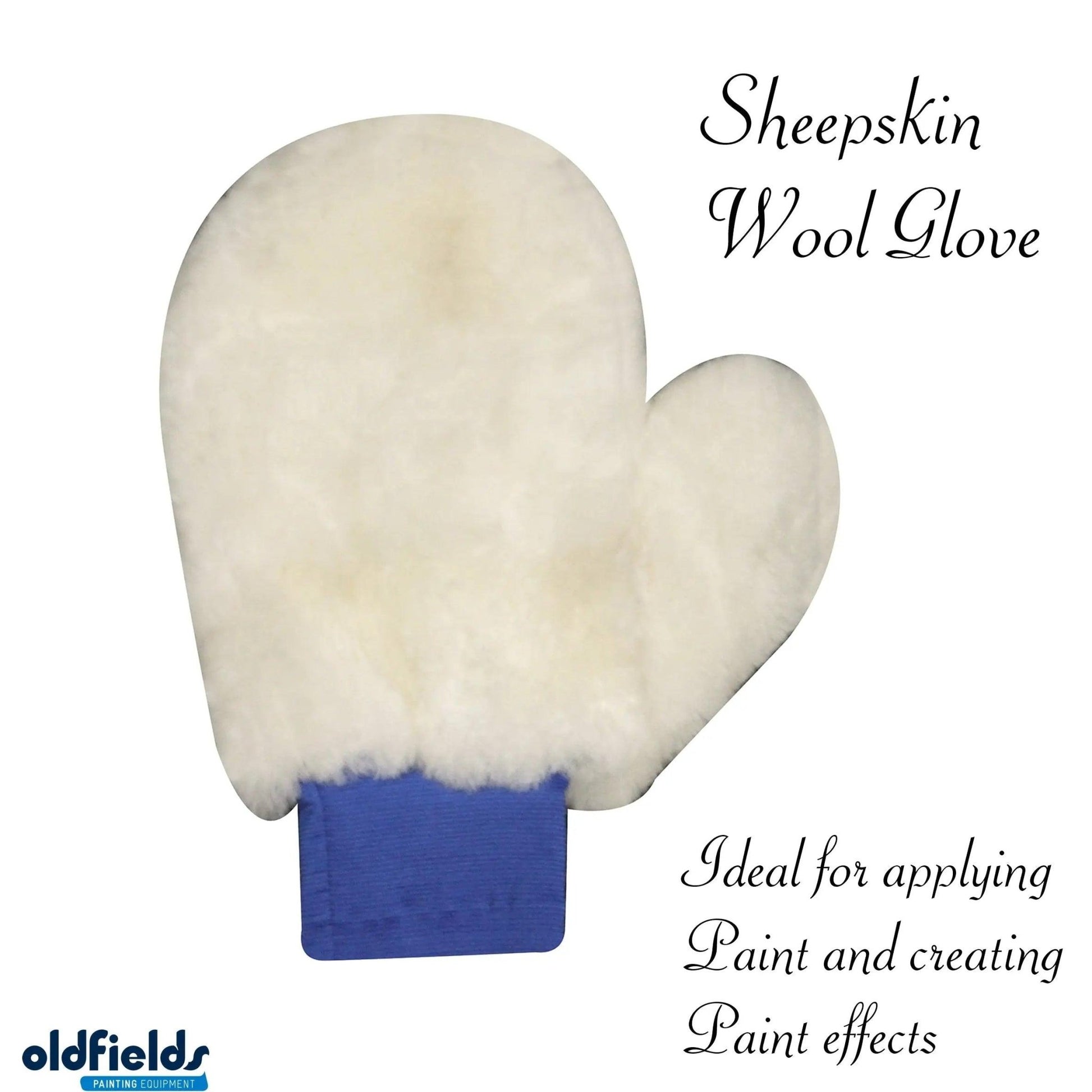 Sheepskin Mitt with Thumb for paint effects from Oldfields-Vintique Concepts