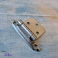 Silver Self-Closing Overlay Hinges 72mm x 46mm-Vintique Concepts