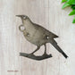 Small Mild steel Rusty Metal Bird TUI  160mm x 125mm-Vintique Concepts