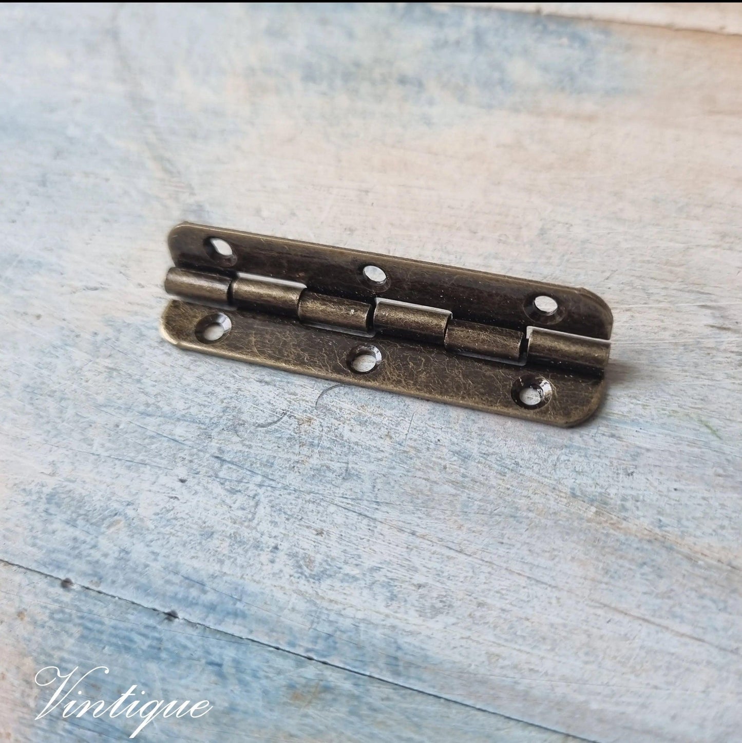 small piano bronze hinge 50mm long-Vintique Concepts