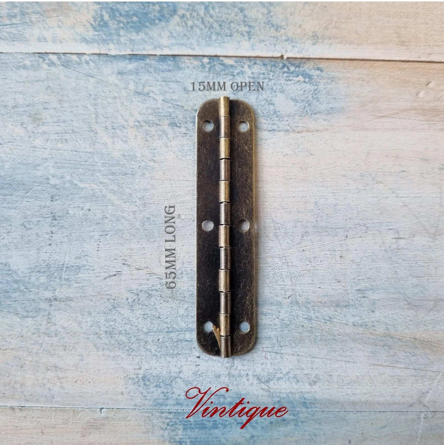 small piano bronze hinge 65mm long-Vintique Concepts