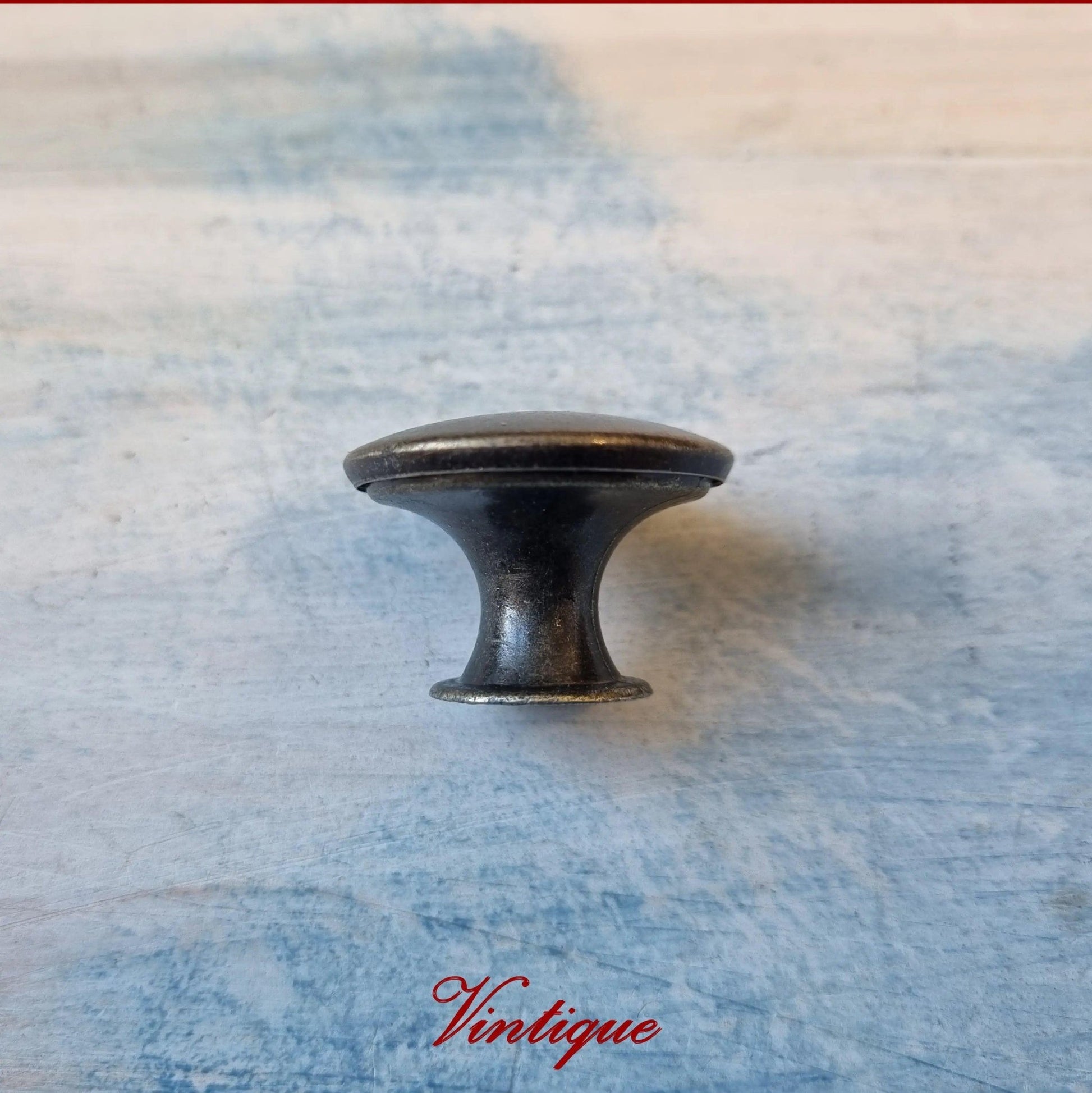 Smooth Alloy Antique Bronze colour 30mm Drawer or Cabinet Knob-Vintique Concepts