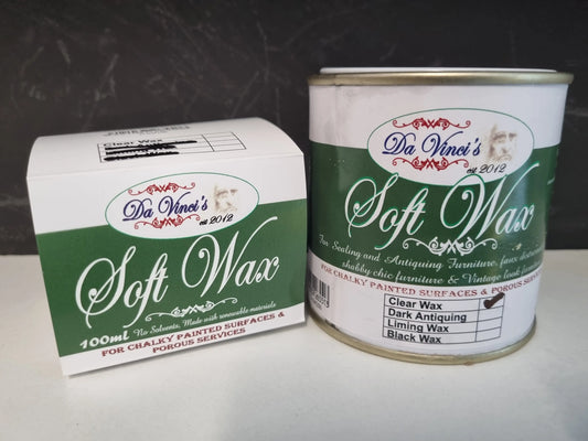 Soft Wax for Chalk Finish paint & Furniture- Clear - Vintique Concepts