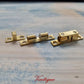 Solid brass Cupboard Double Ball Catch 43mm long-Vintique Concepts