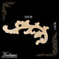 St James (pair) carved Wooden Applique left & right( 20cm x 10cm each )-Vintique Concepts