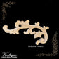 St James (pair) carved Wooden Applique left & right( 20cm x 10cm each )-Vintique Concepts