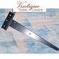 T-Hinge Black  300mm black powdercoated
