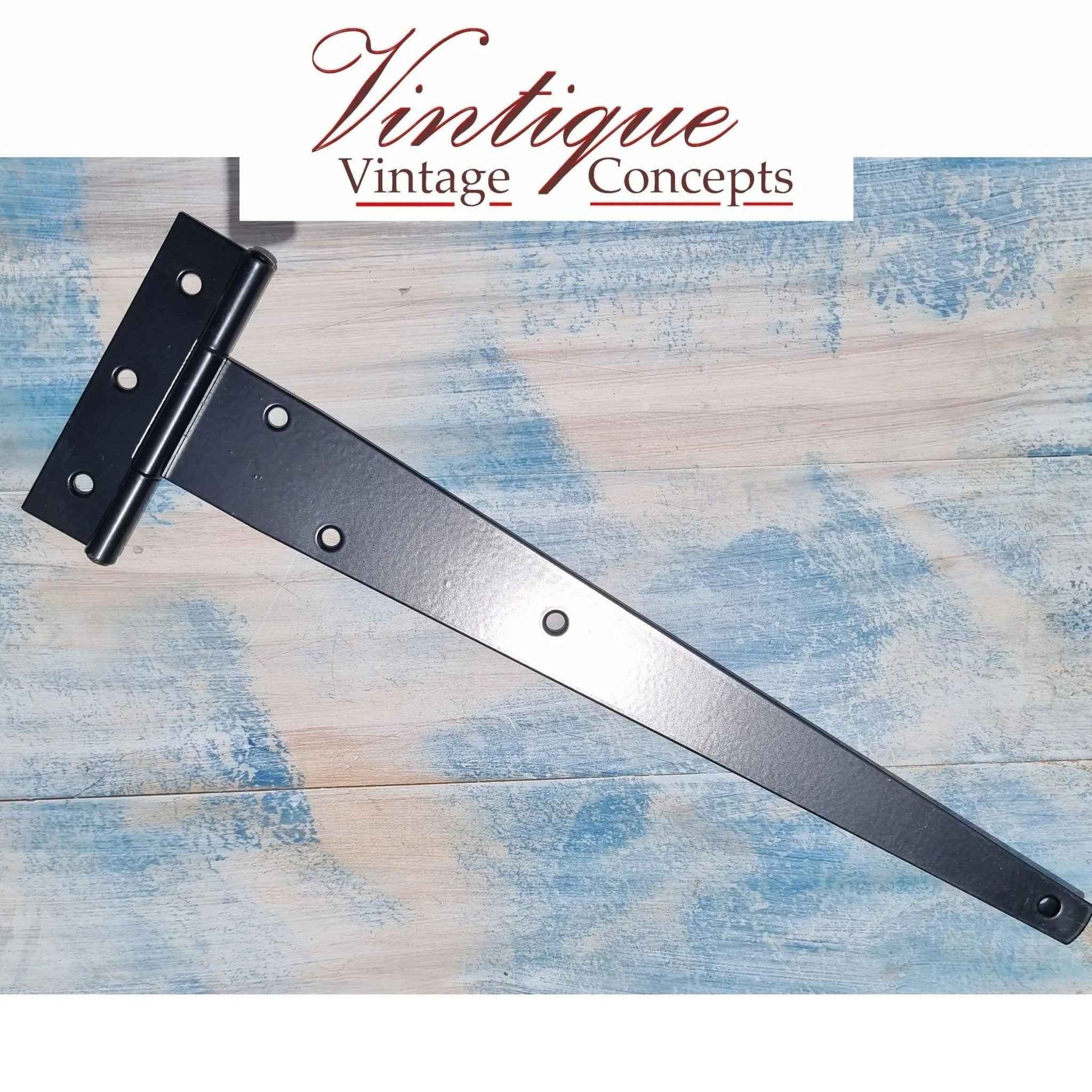 T-Hinge Black  300mm black powdercoated
