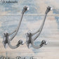 Antique Westminster Large Polished Iron Coat & Hat Hook 145 x 100mm-Vintique Concepts