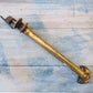 antique Finger lock telescopic brass window stay 200m-350mm-Vintique Concepts