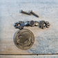 Antique Bronze Delicate jewelry vintage Handle 44mm long