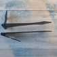 Black rustic arrowhead Strap Hinge - 147mm x 25mm